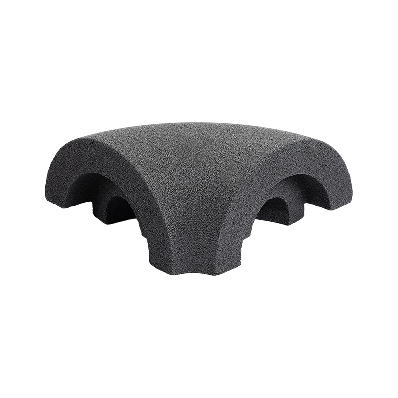 Codo de moldeo integrado de silicato de calcio espumado