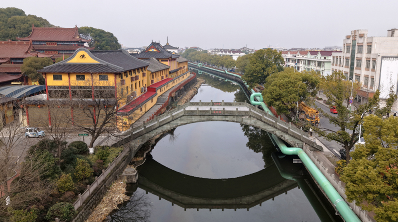 Proyecto de tubería de vapor desde la red de energía térmica Zhongdong Hengyuan hasta la bahía de emergencia de la ciudad de Yinong