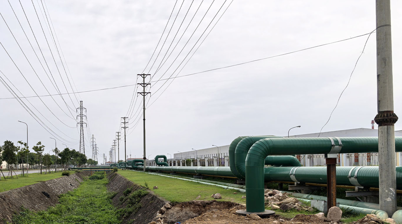 Proyecto de reconstrucción y ampliación de la red de oleoductos energéticos del parque industrial Haihe de Vietnam
