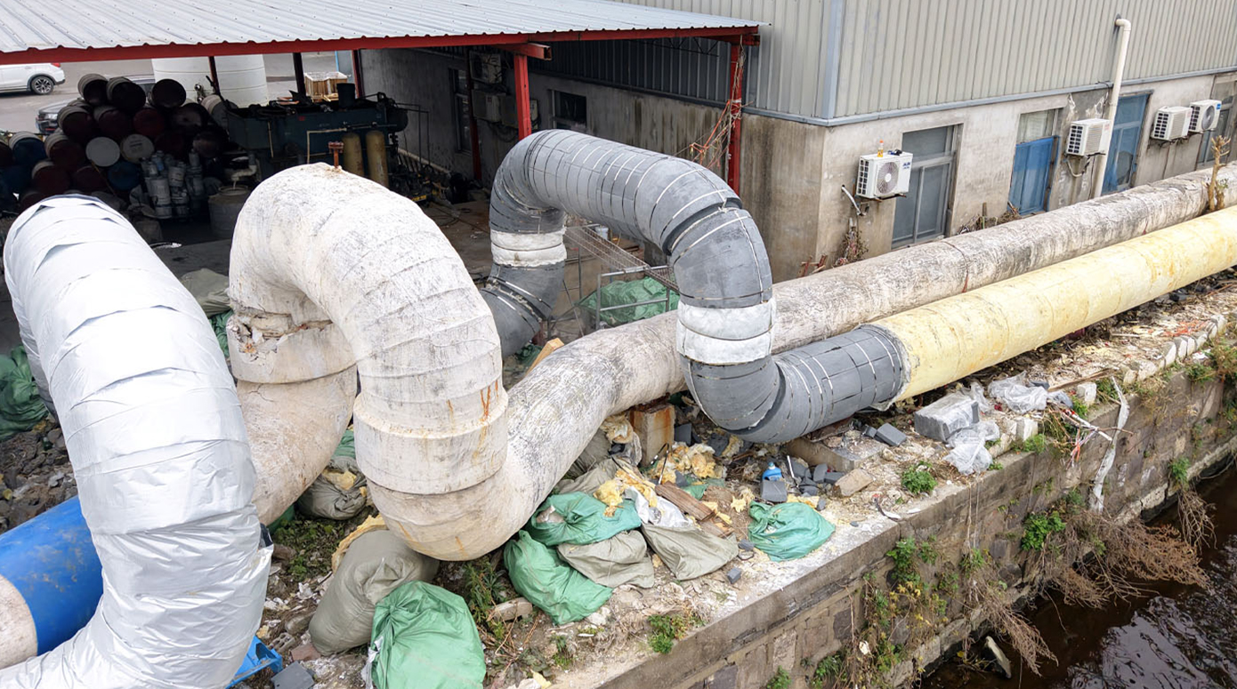 Proyecto de renovación del aislamiento de la red de calefacción DN500 de Zhongmao Hangzhou Bay Thermal Power