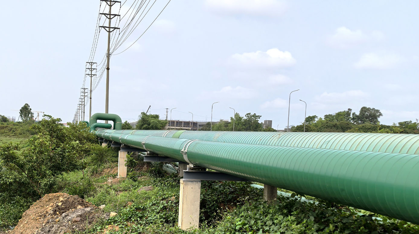 Proyecto de reconstrucción y ampliación de la red de oleoductos energéticos del parque industrial Haihe de Vietnam