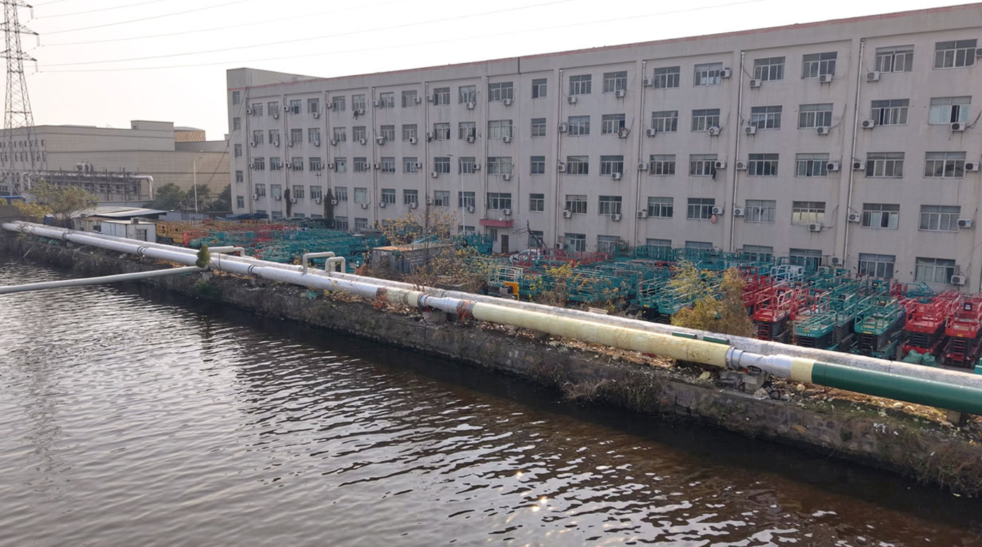 Proyecto de renovación del aislamiento de la red de calefacción DN500 de Zhongmao Hangzhou Bay Thermal Power