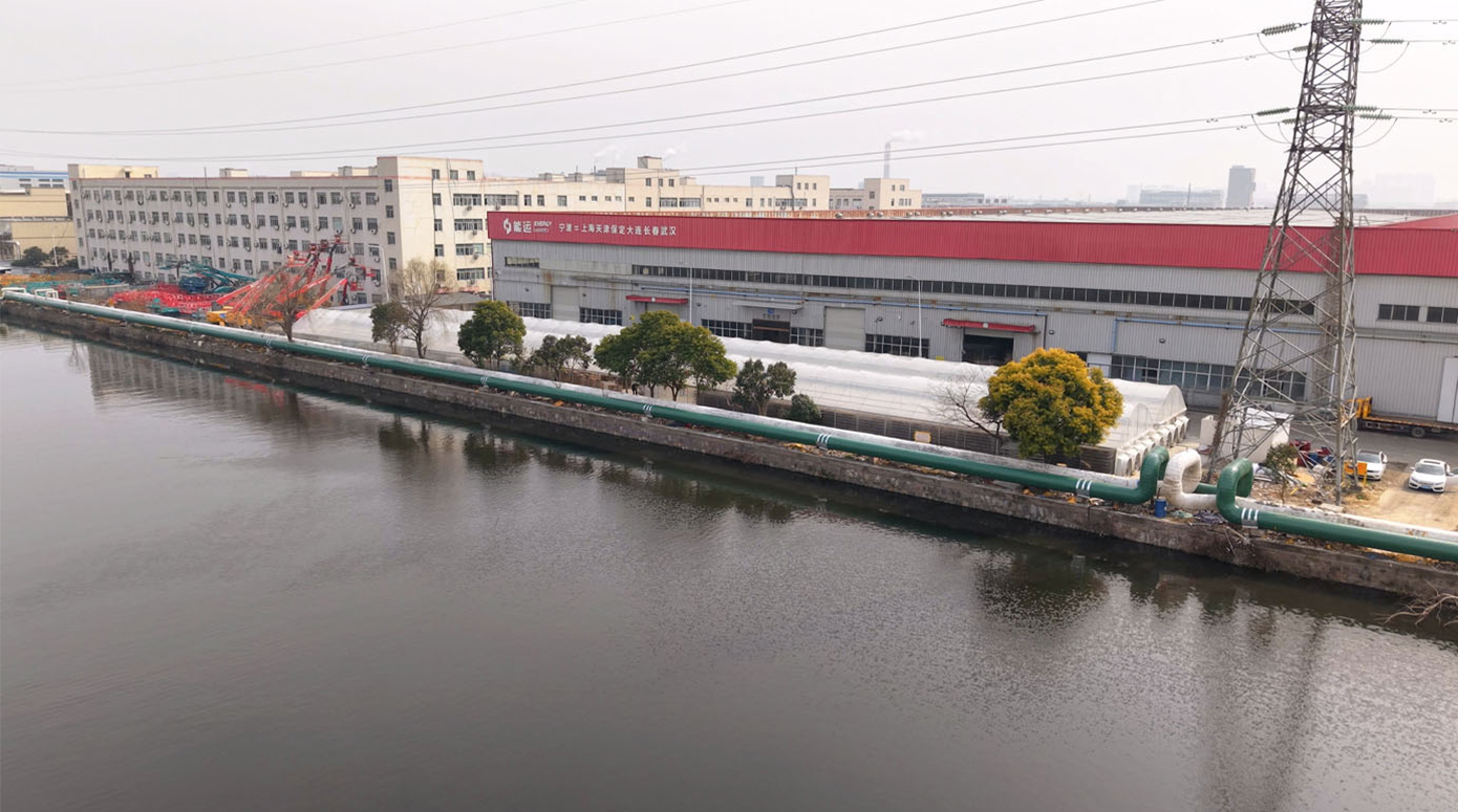 Proyecto de renovación del aislamiento de la red de calefacción DN500 de Zhongmao Hangzhou Bay Thermal Power
